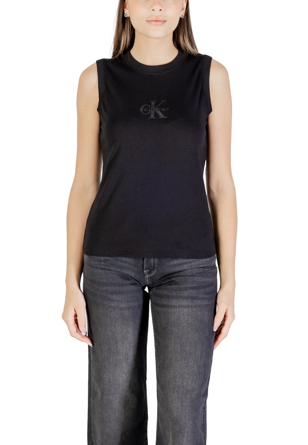 Calvin Klein Jeans Jean femme Debardeurs — black
