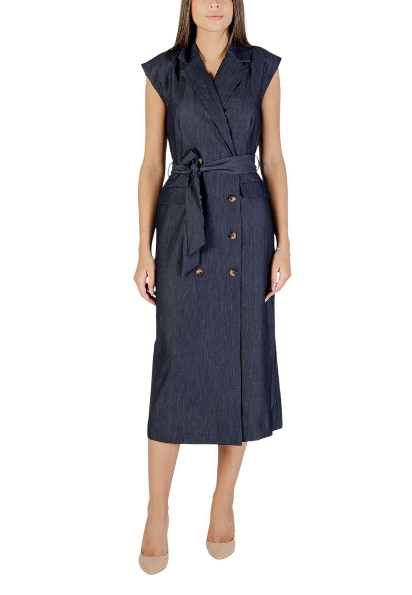 Ichi Robe femme Robes — blue