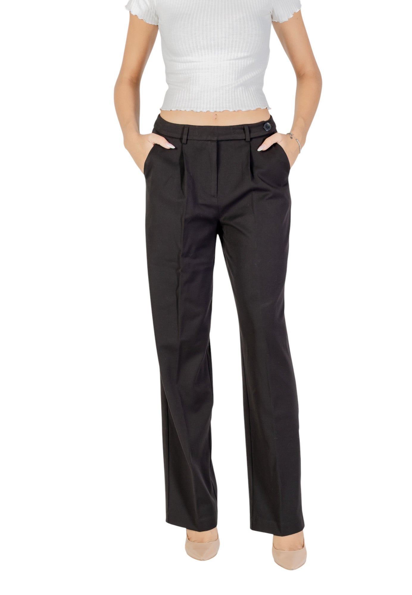 Only Pantalon femme Pantalons — black