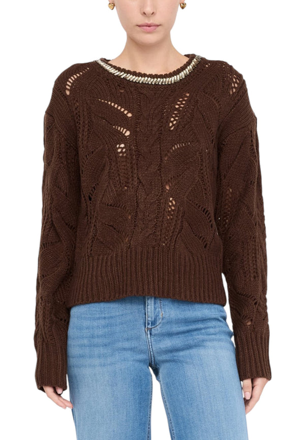 Liu Jo Pull femme — brown