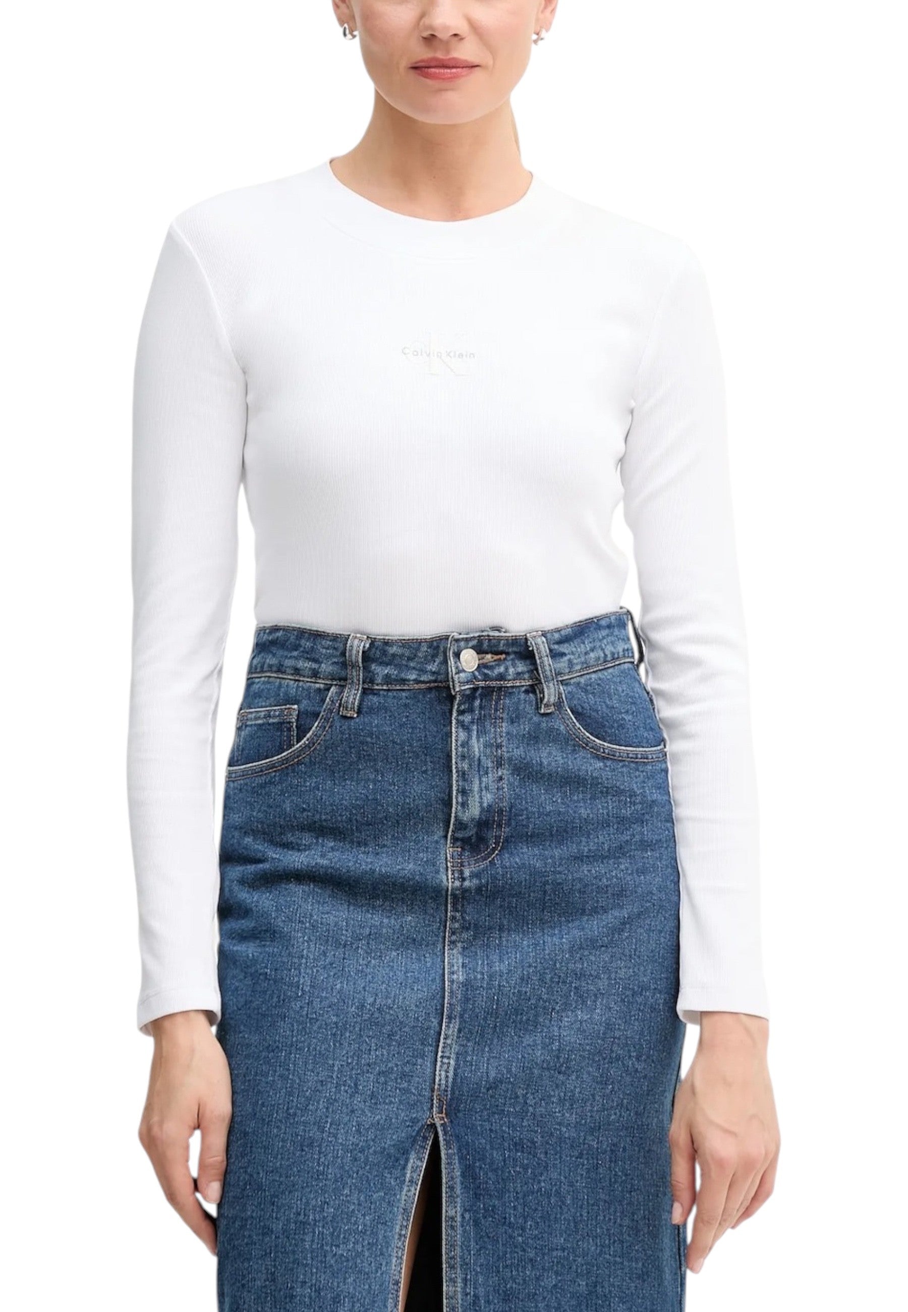 Calvin Klein Jeans T-shirt femme — white
