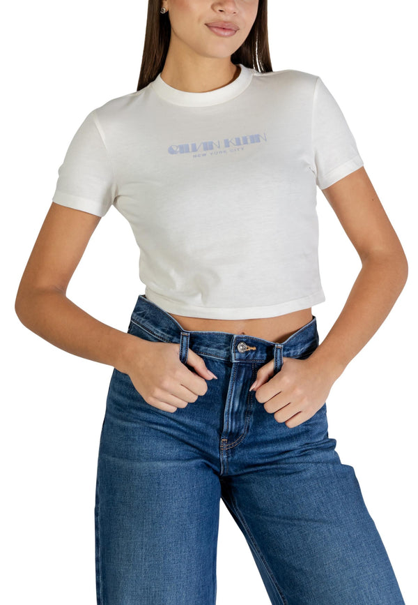 Calvin Klein Jeans T-shirt femme — white