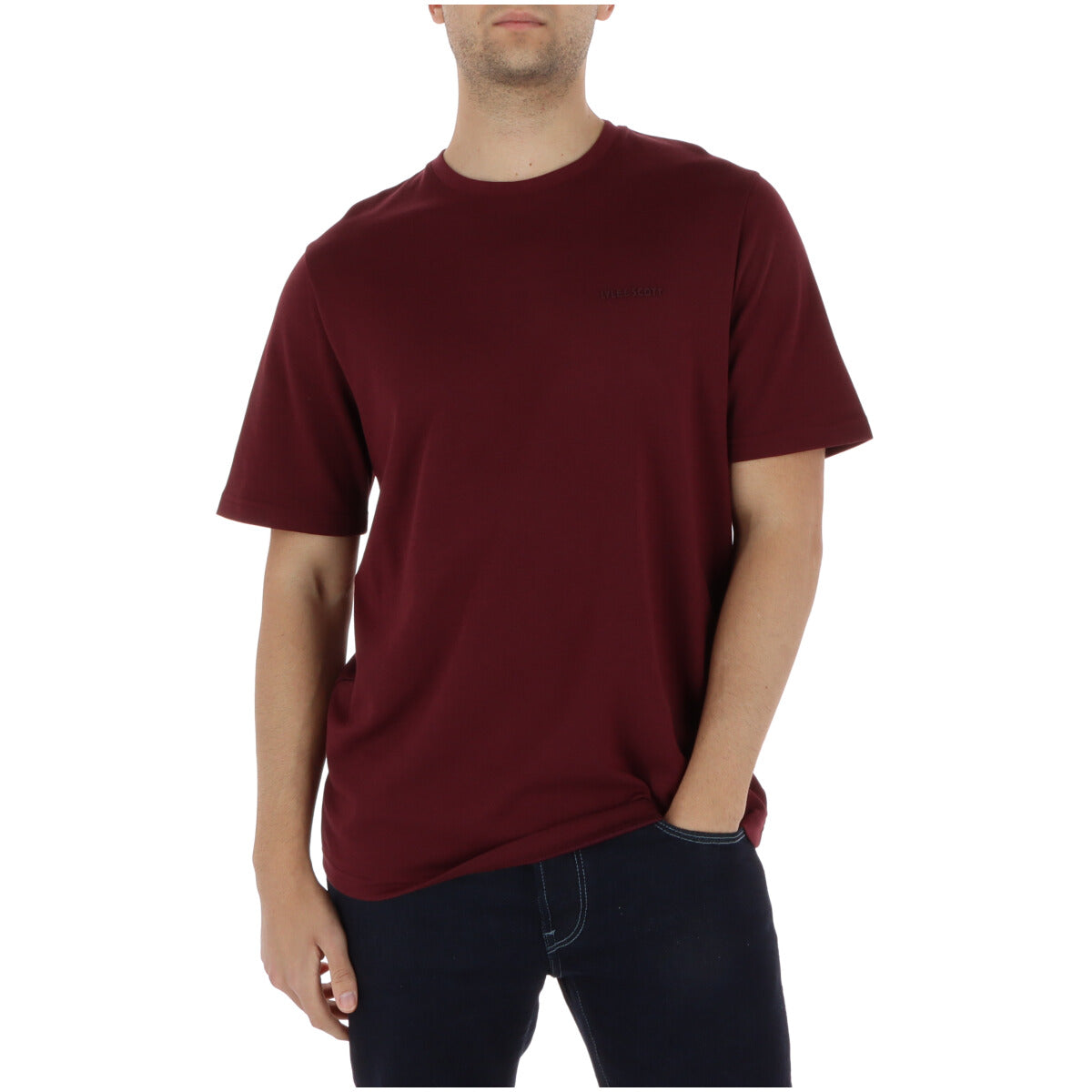 Lyle & Scott T-shirt homme — bordeaux