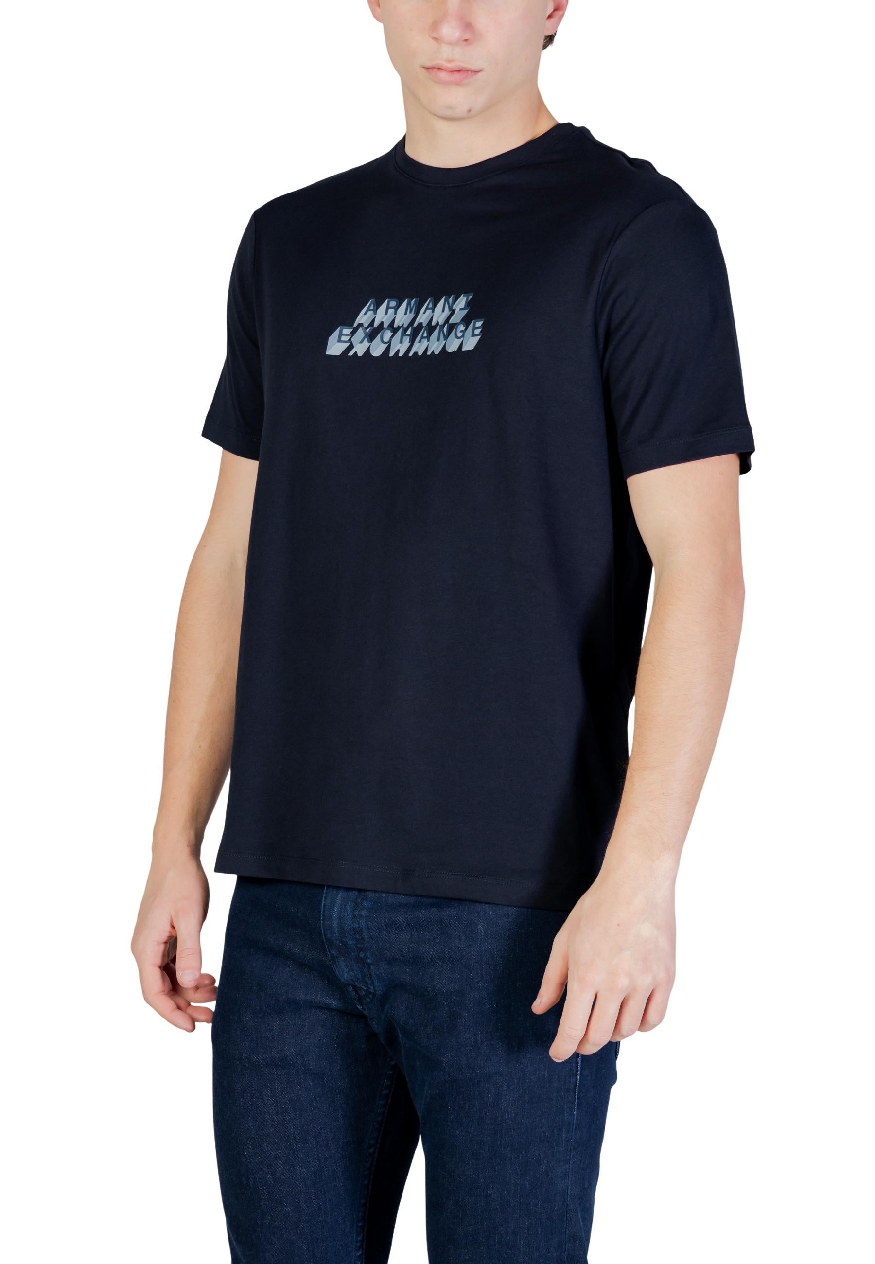 Armani Exchange T-shirt homme — blue