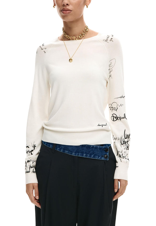 Desigual Pull femme — beige