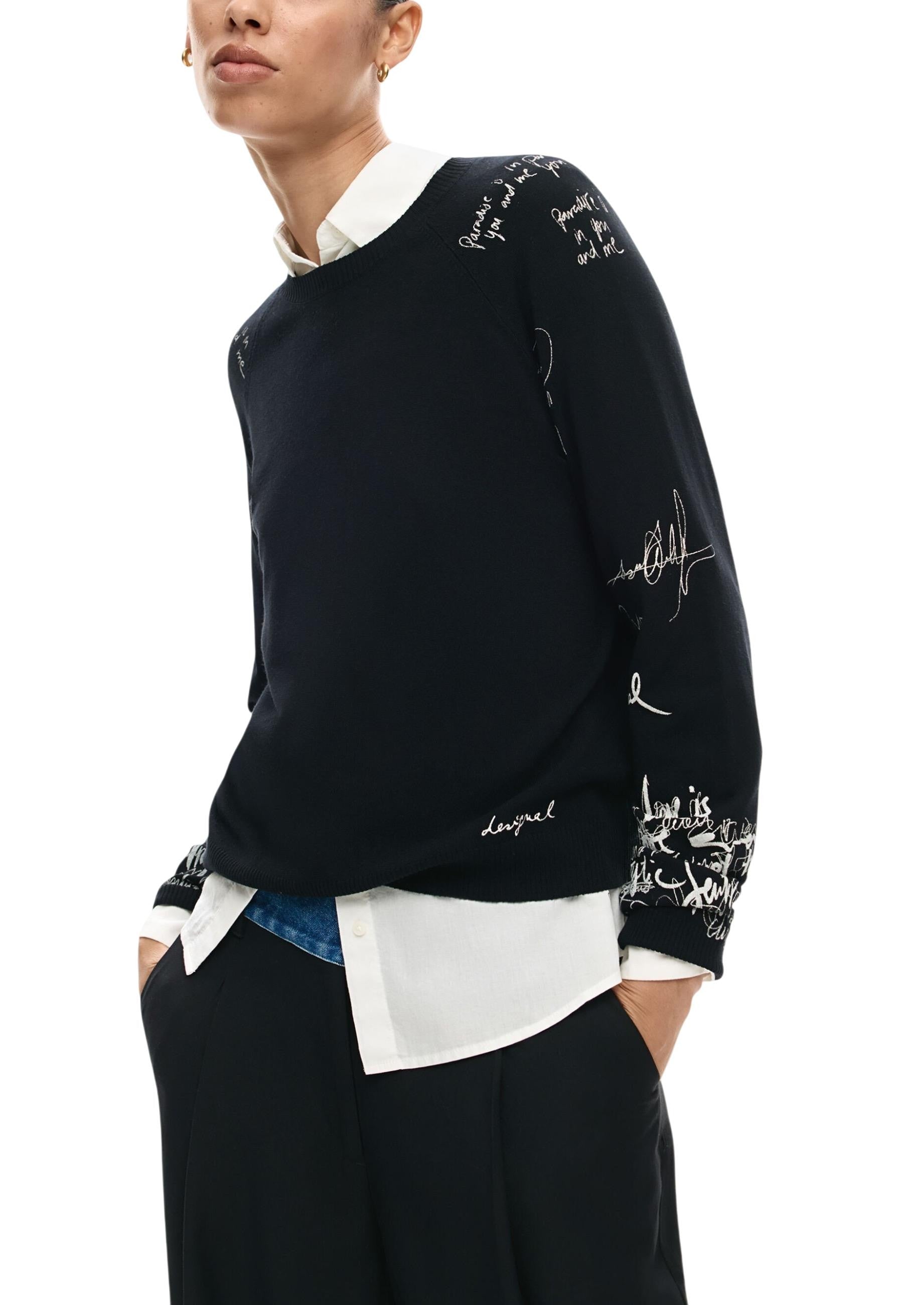 Desigual Pull femme — black