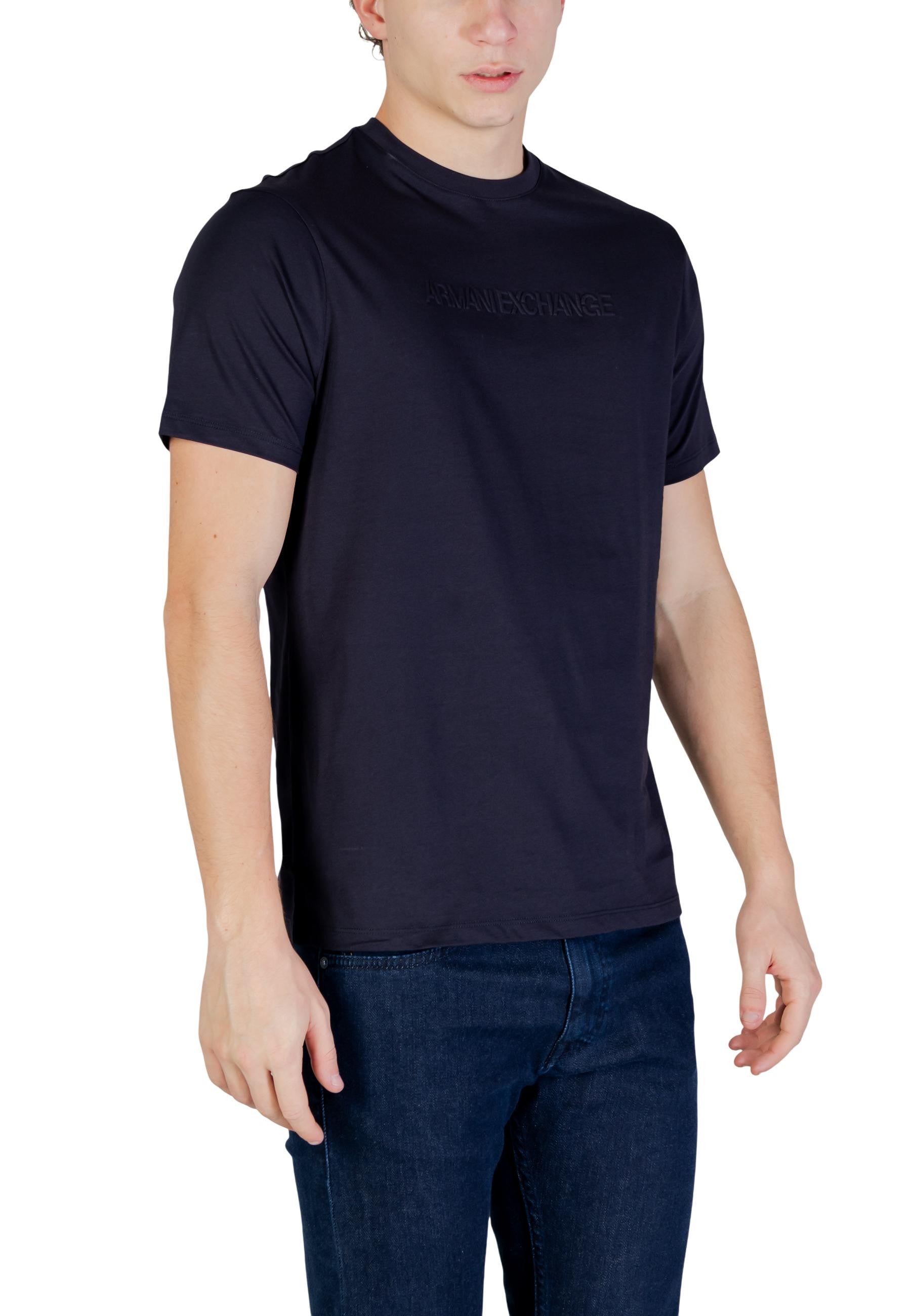 Armani Exchange T-shirt homme — blue