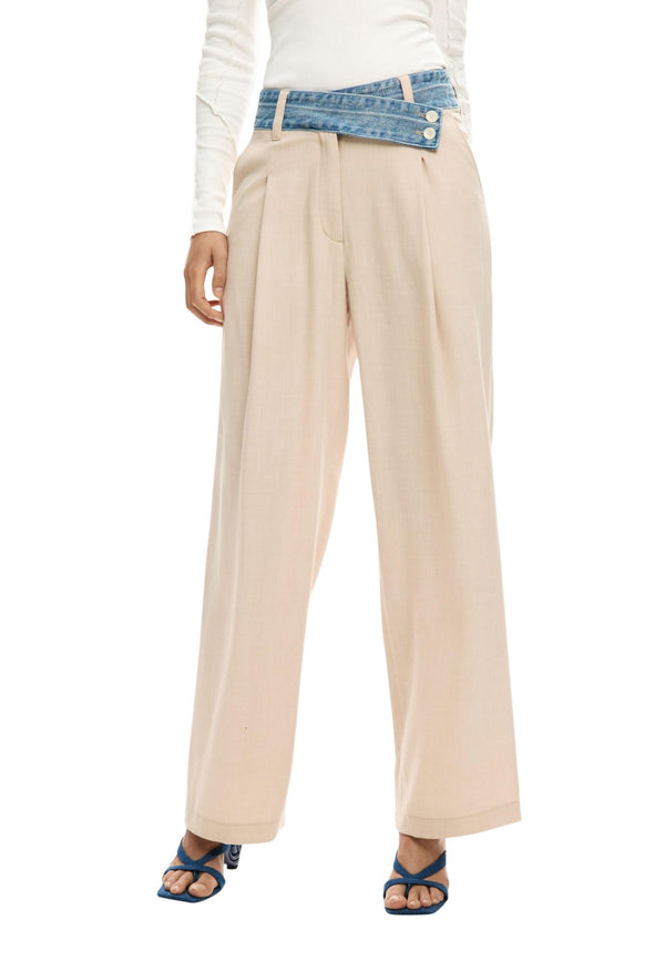 Desigual Pantalon femme Pantalons — beige