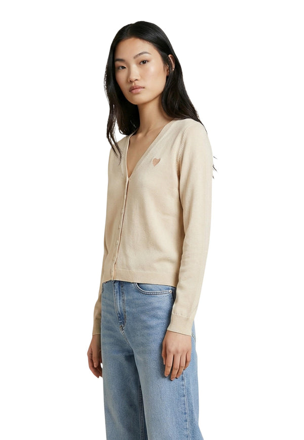 Jacqueline De Yong Vêtement femme Cardigans — beige