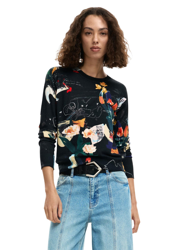 Desigual Pull femme — black