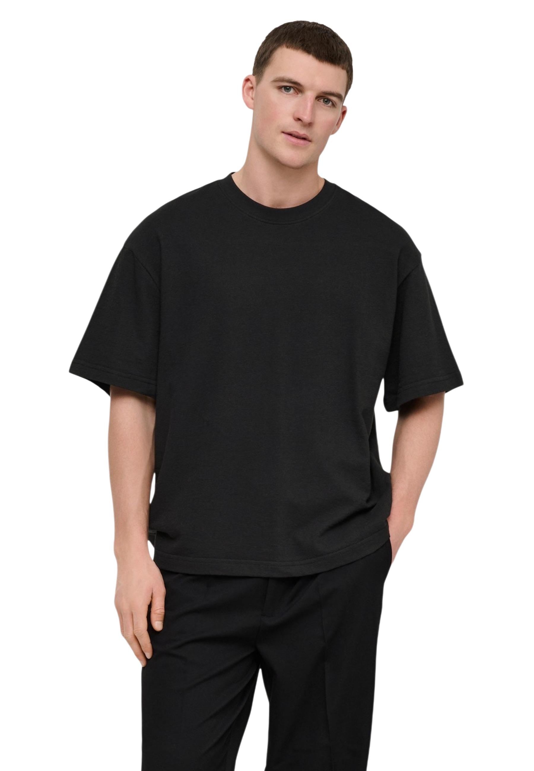Only & Sons T-shirt homme — black