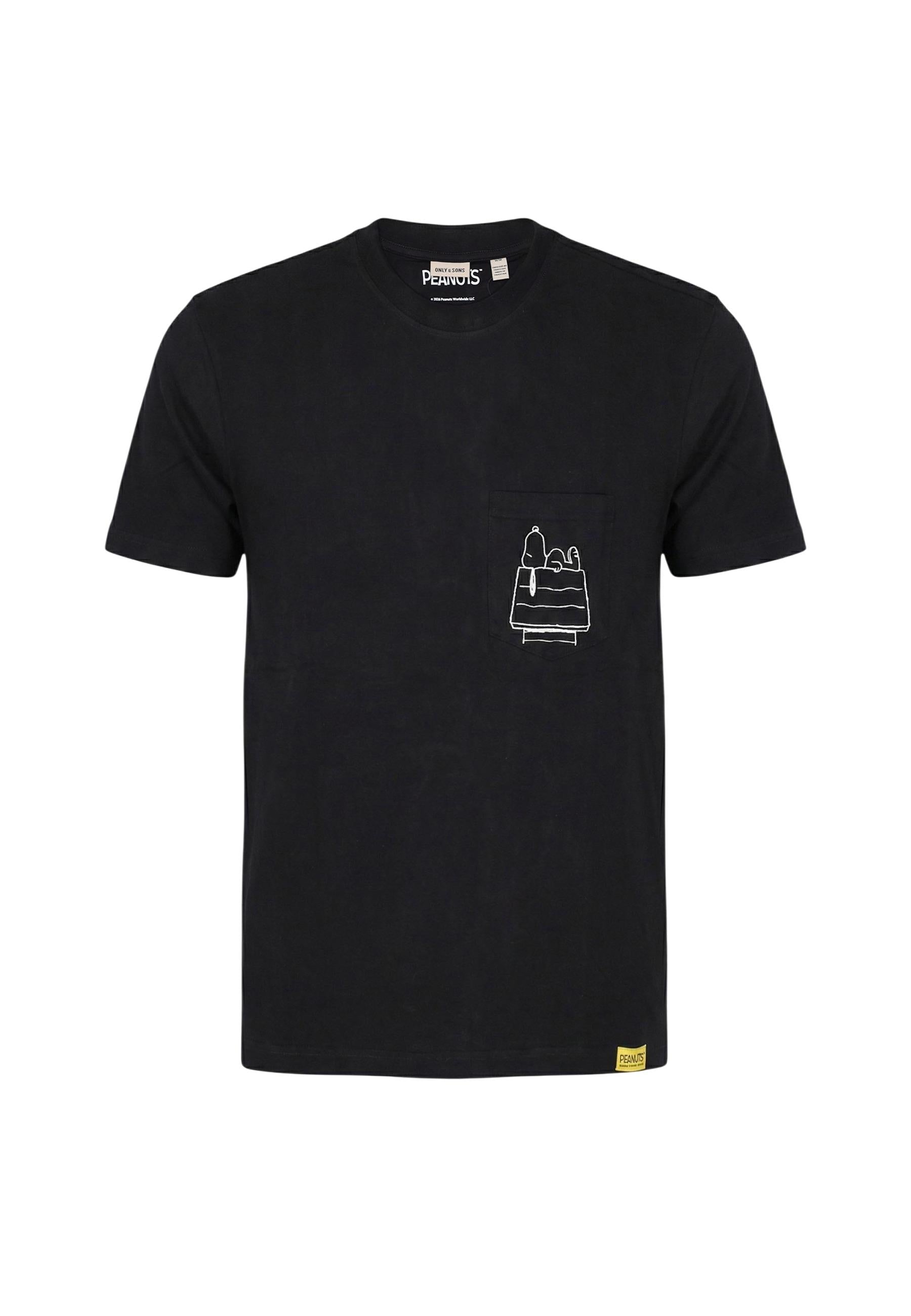Only & Sons T-shirt homme — black