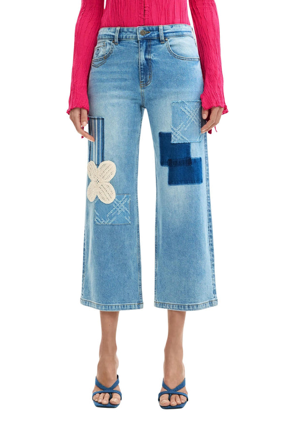 Desigual Jean femme — light blue