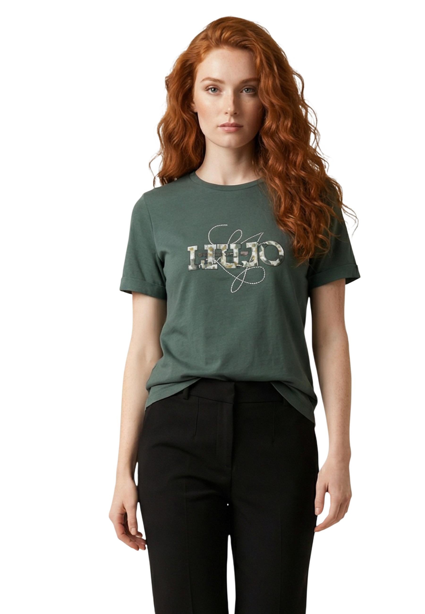 Liu Jo T-shirt femme — green