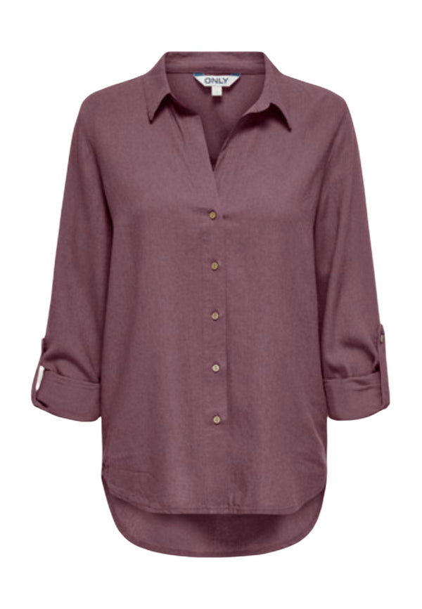 Only Chemise femme Chemises — bordeaux