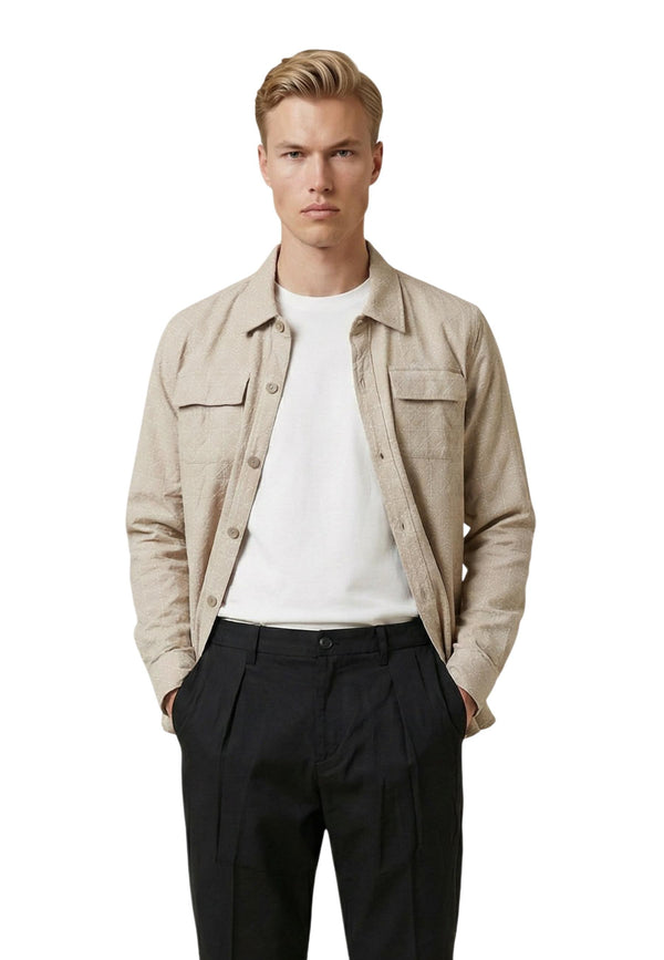 Gianni Lupo Chemise homme Chemises — beige