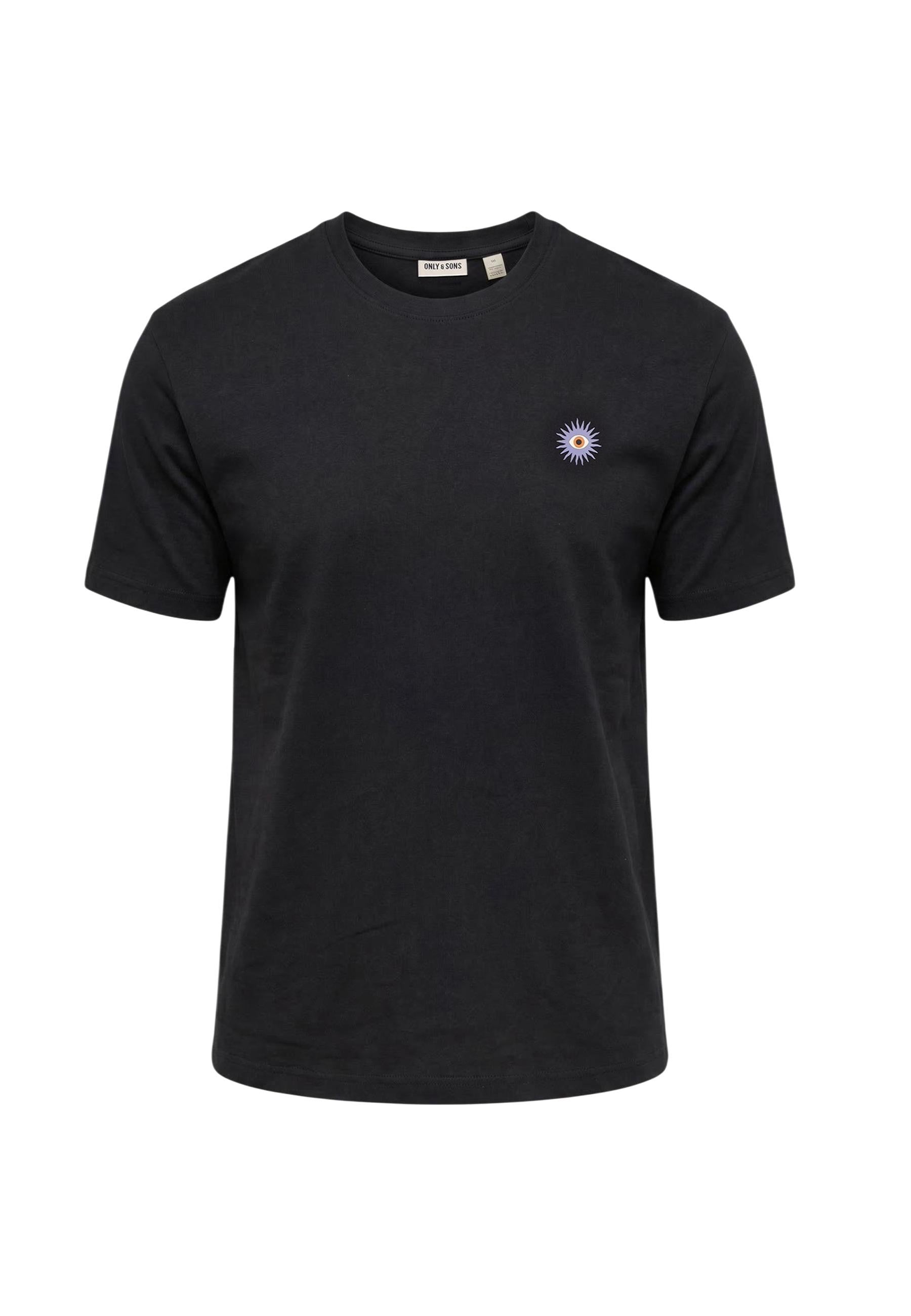 Only & Sons T-shirt homme — black