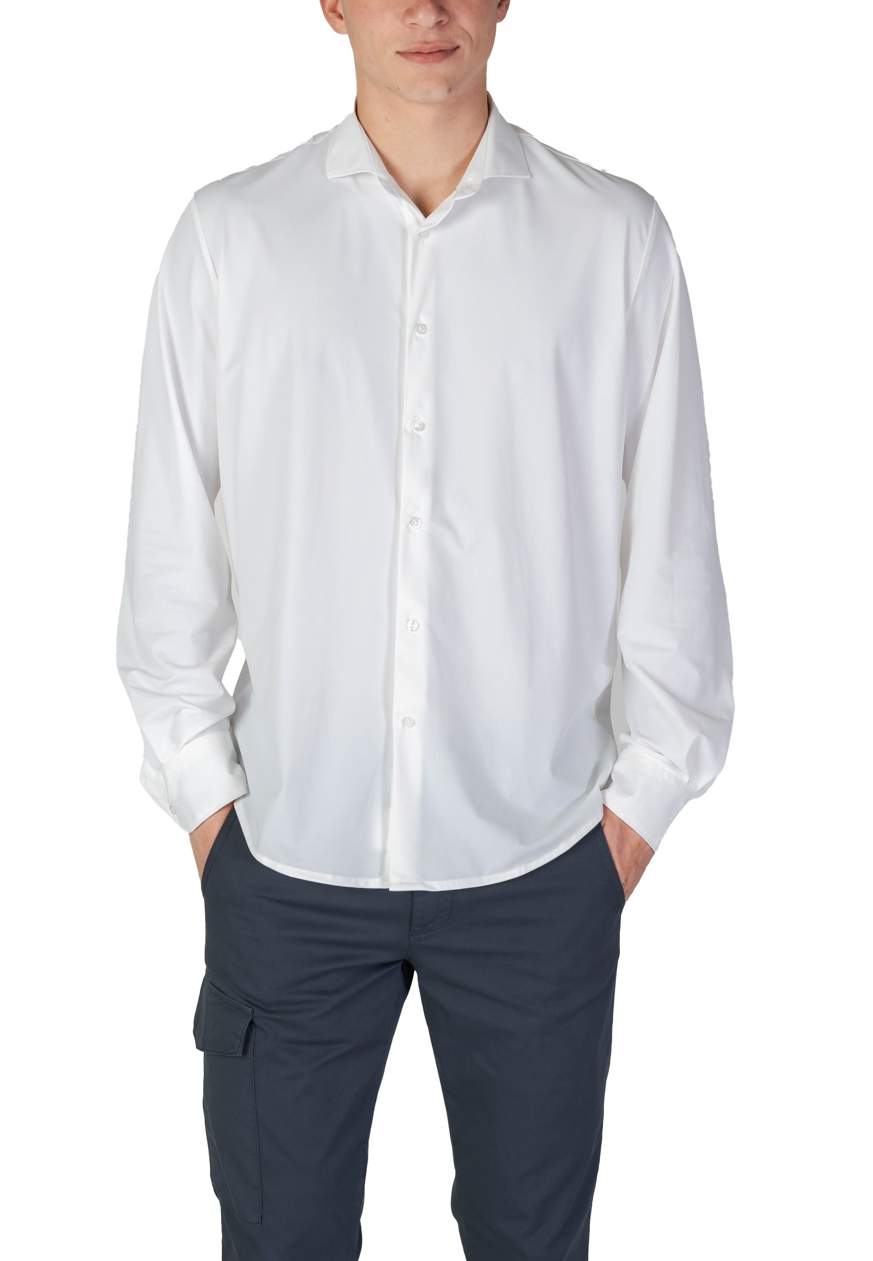 Fashion Brand Chemise homme Chemises — white