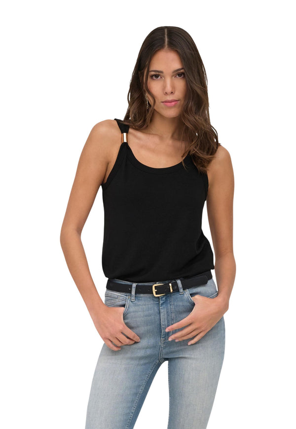 Jacqueline De Yong Vêtement femme Debardeurs — black