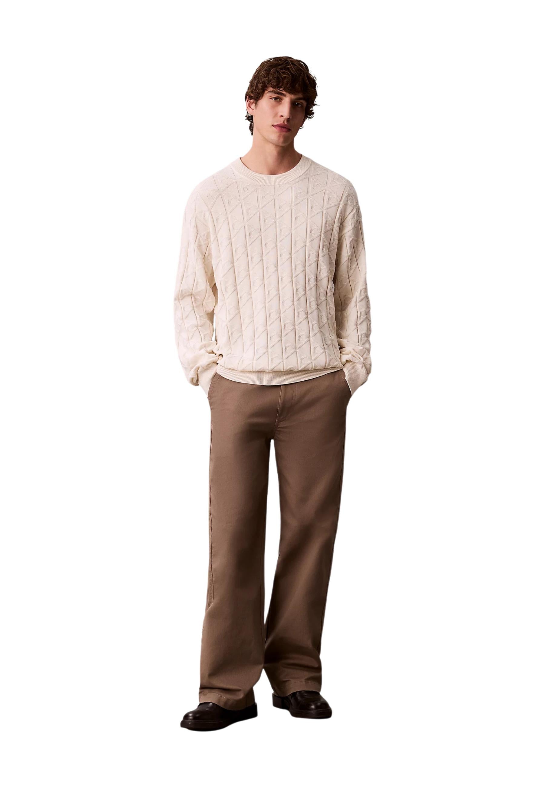 Calvin Klein Jeans Pull homme — white