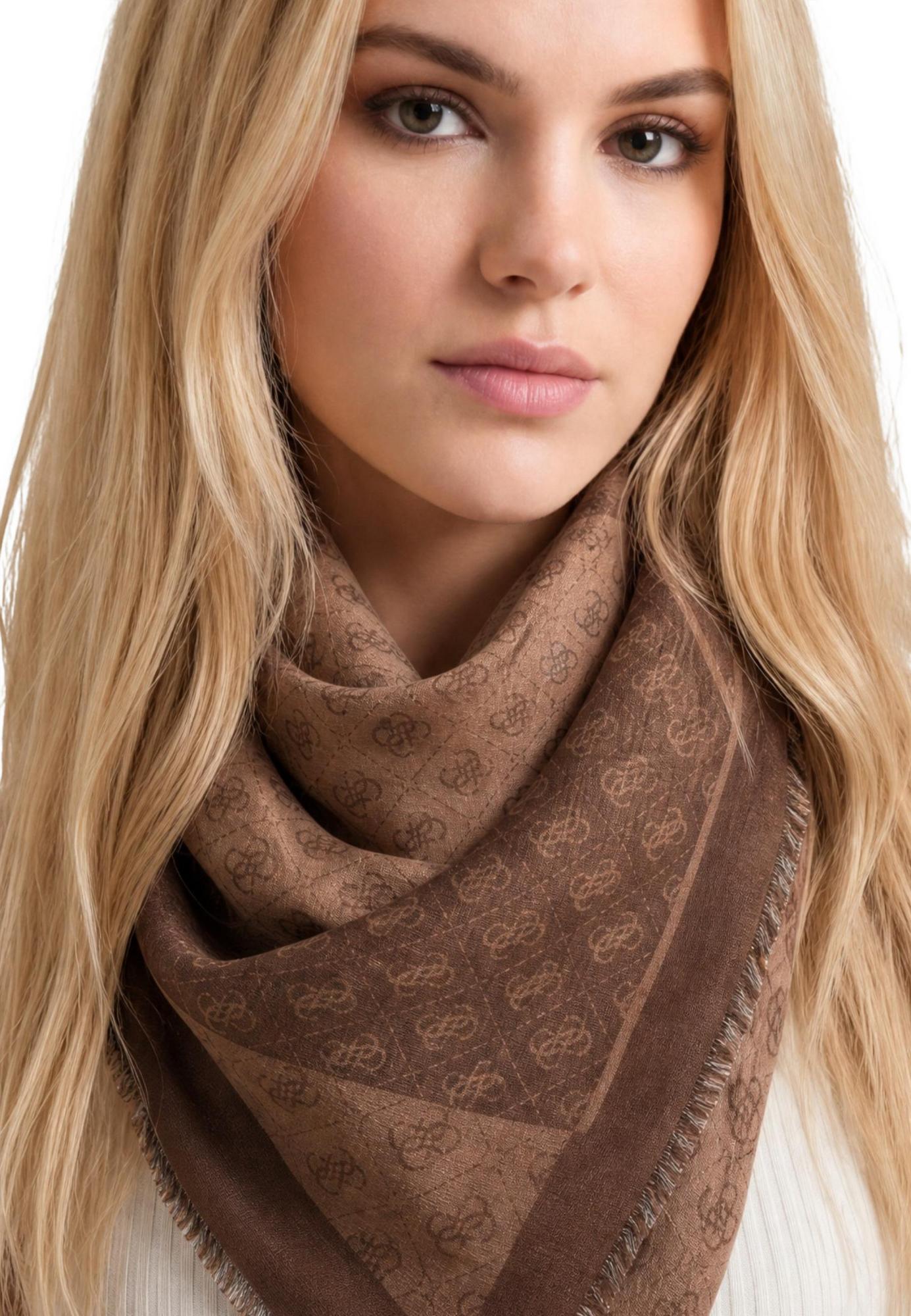 Guess Accessoire femme Echarpes — brown