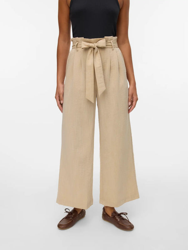 Vero Moda Pantalon femme Pantalons — beige