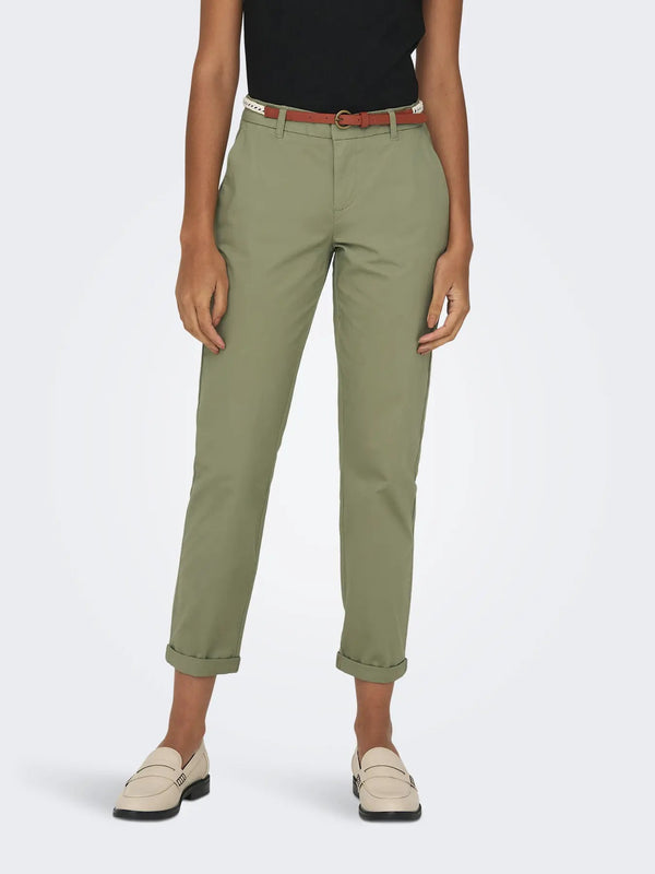 Only Pantalon femme Pantalons — green