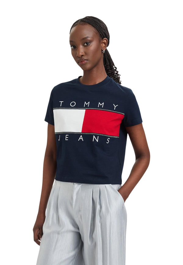 Tommy Hilfiger Jeans T-shirt femme — blue · 2475179