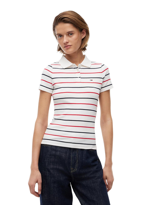 Tommy Hilfiger Jeans Polo femme — white