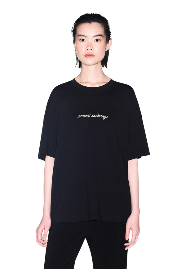 Armani Exchange T-shirt femme — black
