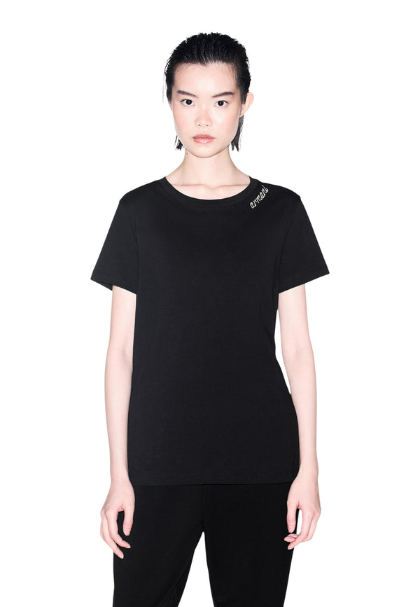 Armani Exchange T-shirt femme — black
