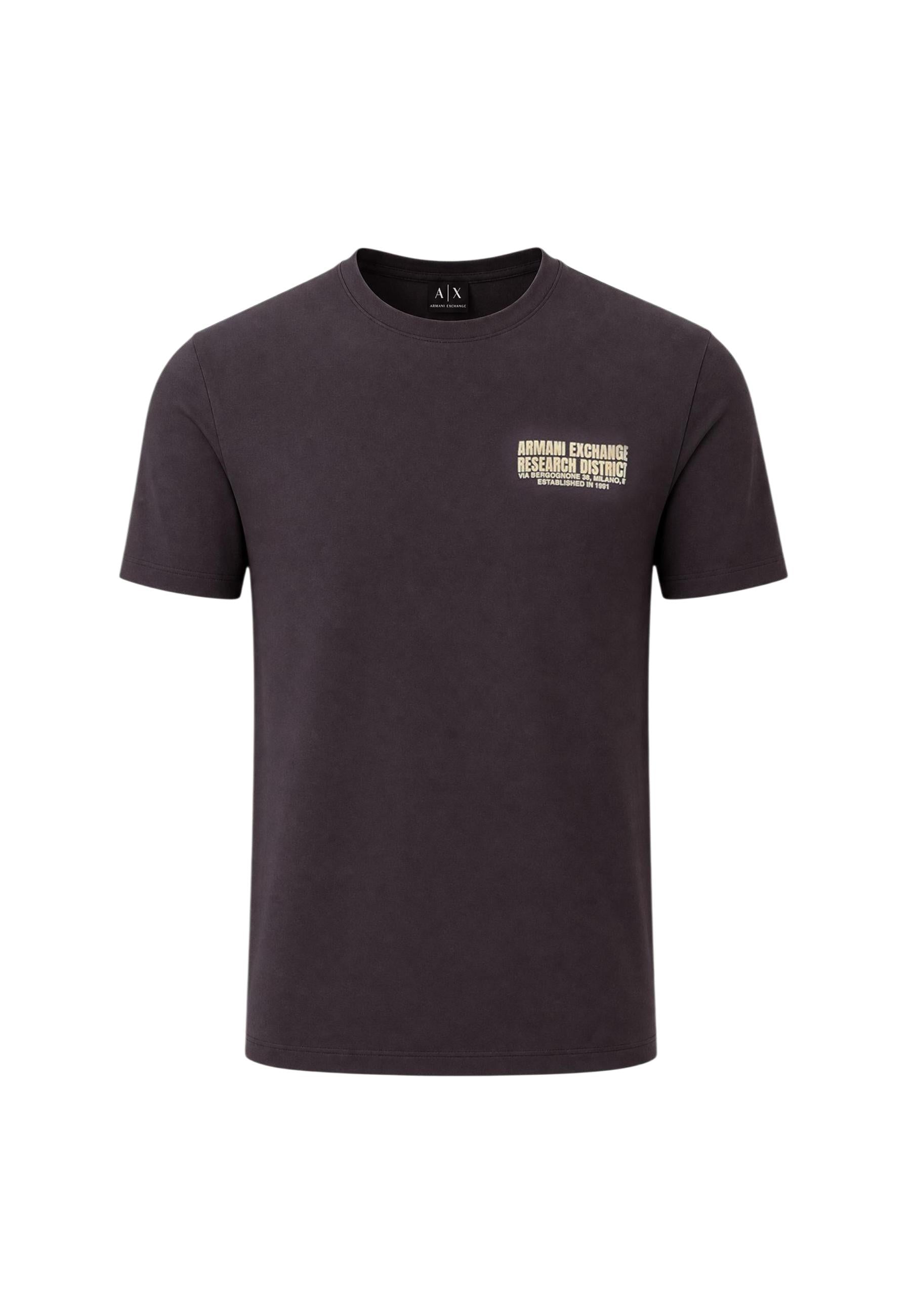 Armani Exchange T-shirt homme — brown