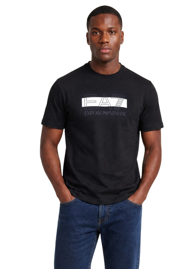 Ea7 T-shirt homme — black