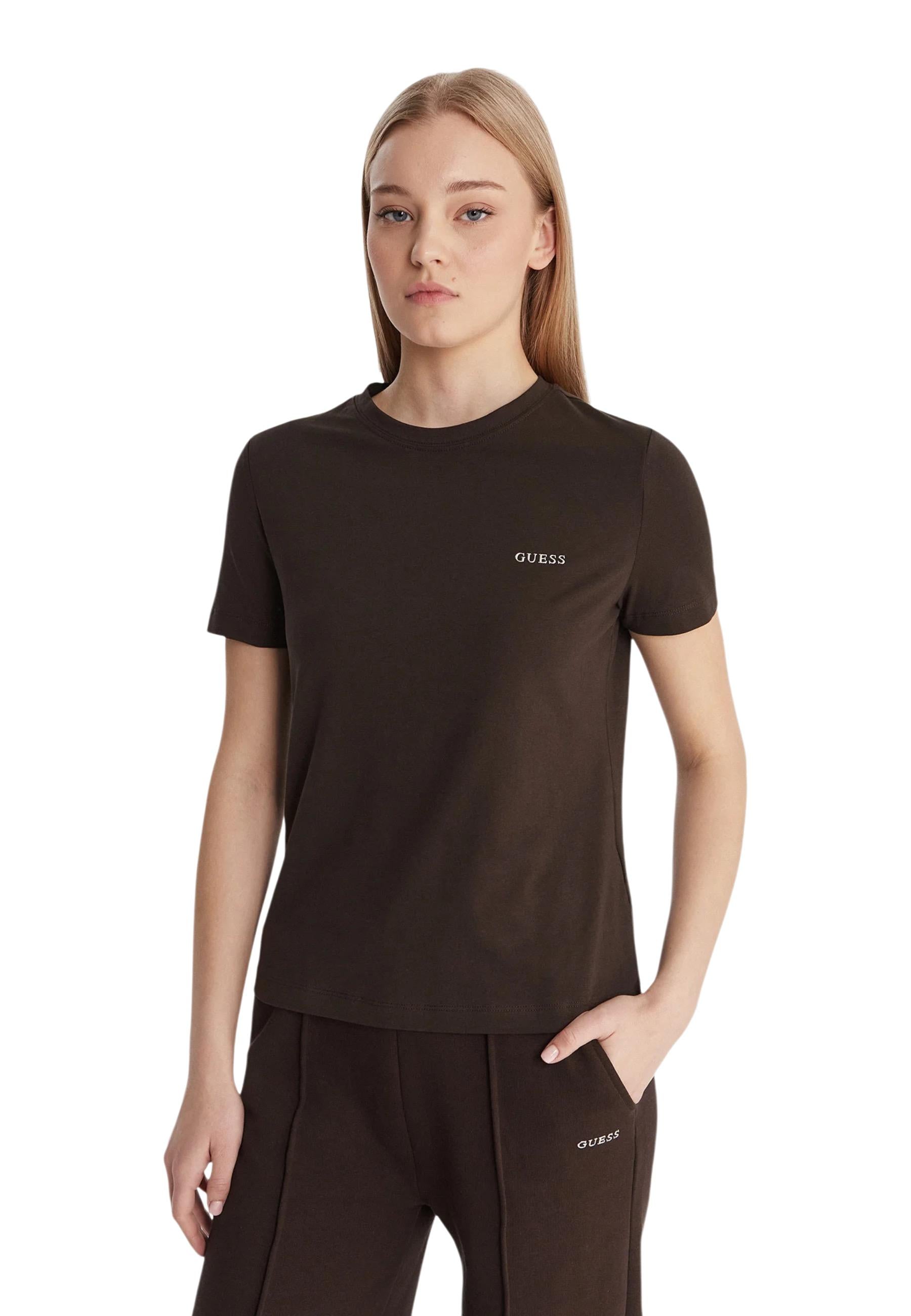 Guess Active T-shirt femme — brown