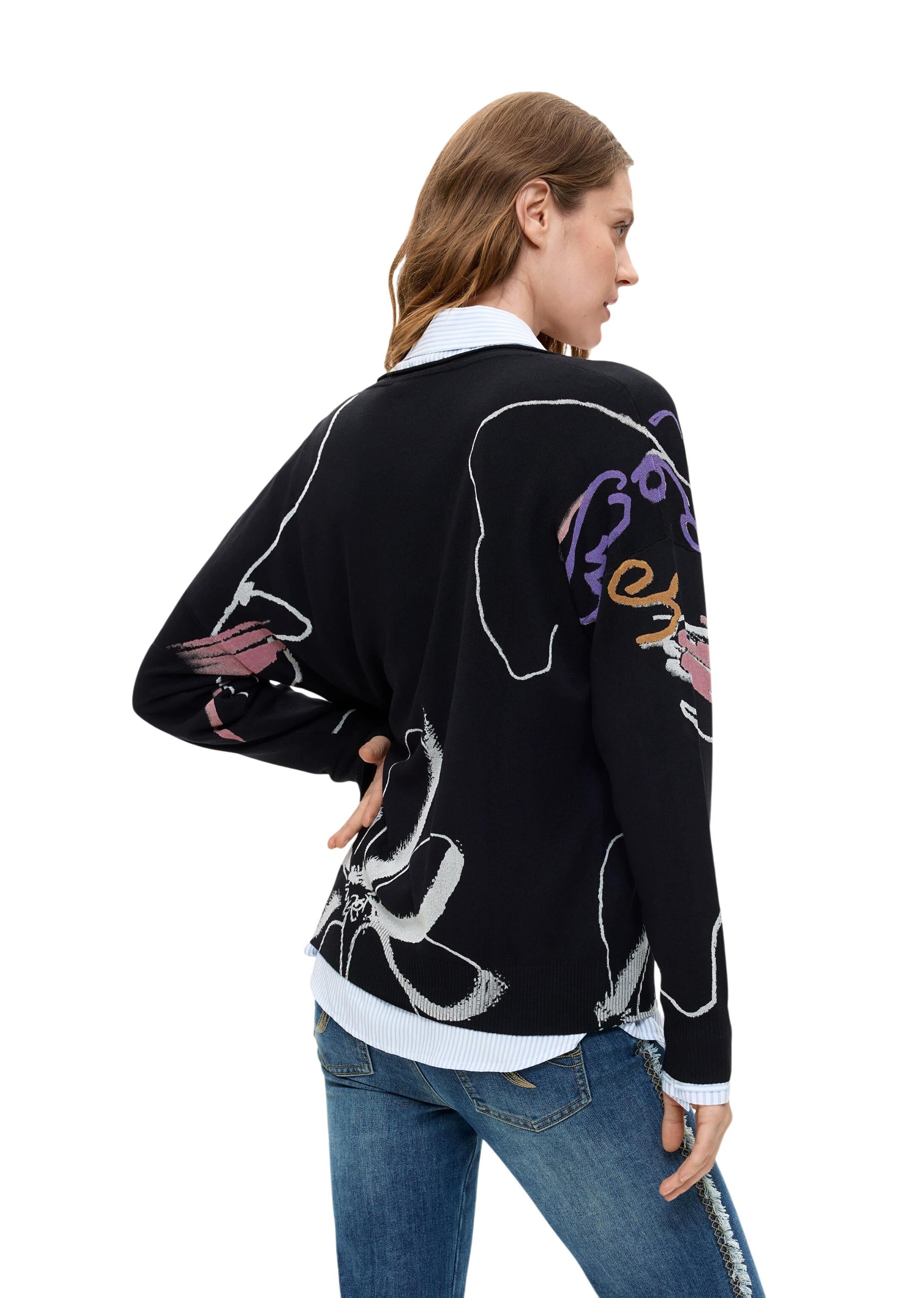 Desigual Pull femme — black