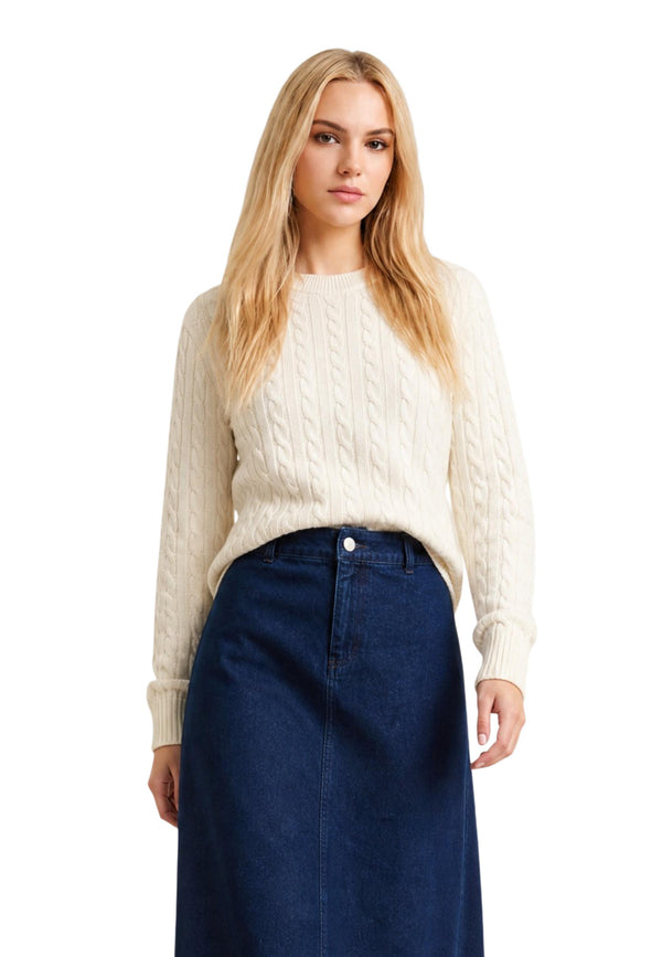 Barbour Pull femme — white