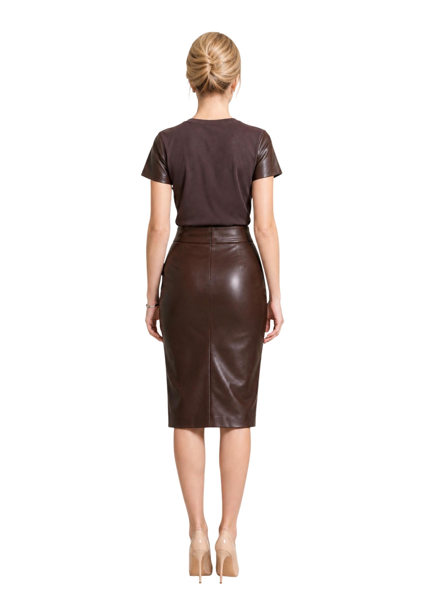 Armani Exchange T-shirt femme — brown