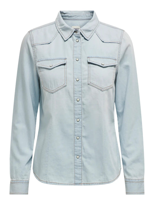 Only Chemise femme Chemises — light blue
