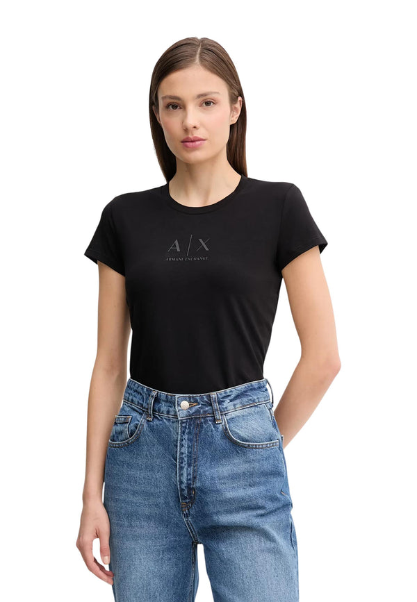 Armani Exchange T-shirt femme — black