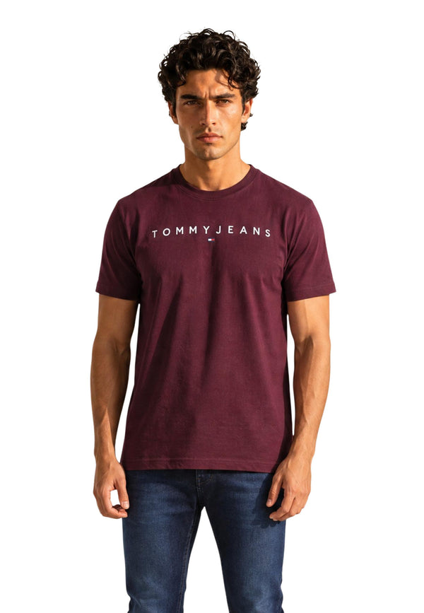 Tommy Hilfiger Jeans T-shirt homme — bordeaux · 2476660