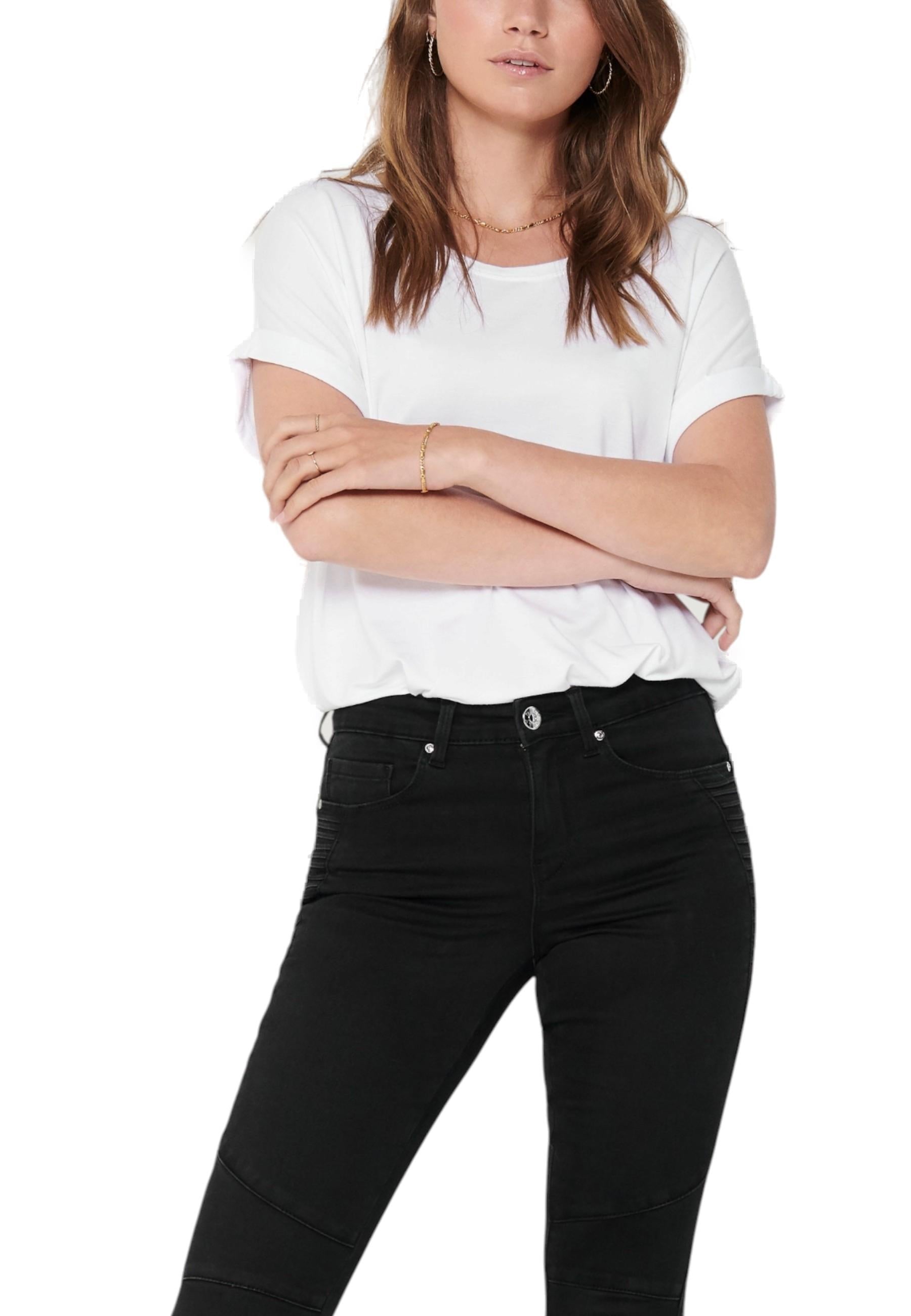 Only T-shirt femme — white