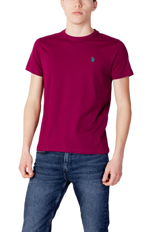 U.s. Polo Assn. T-shirt homme — bordeaux