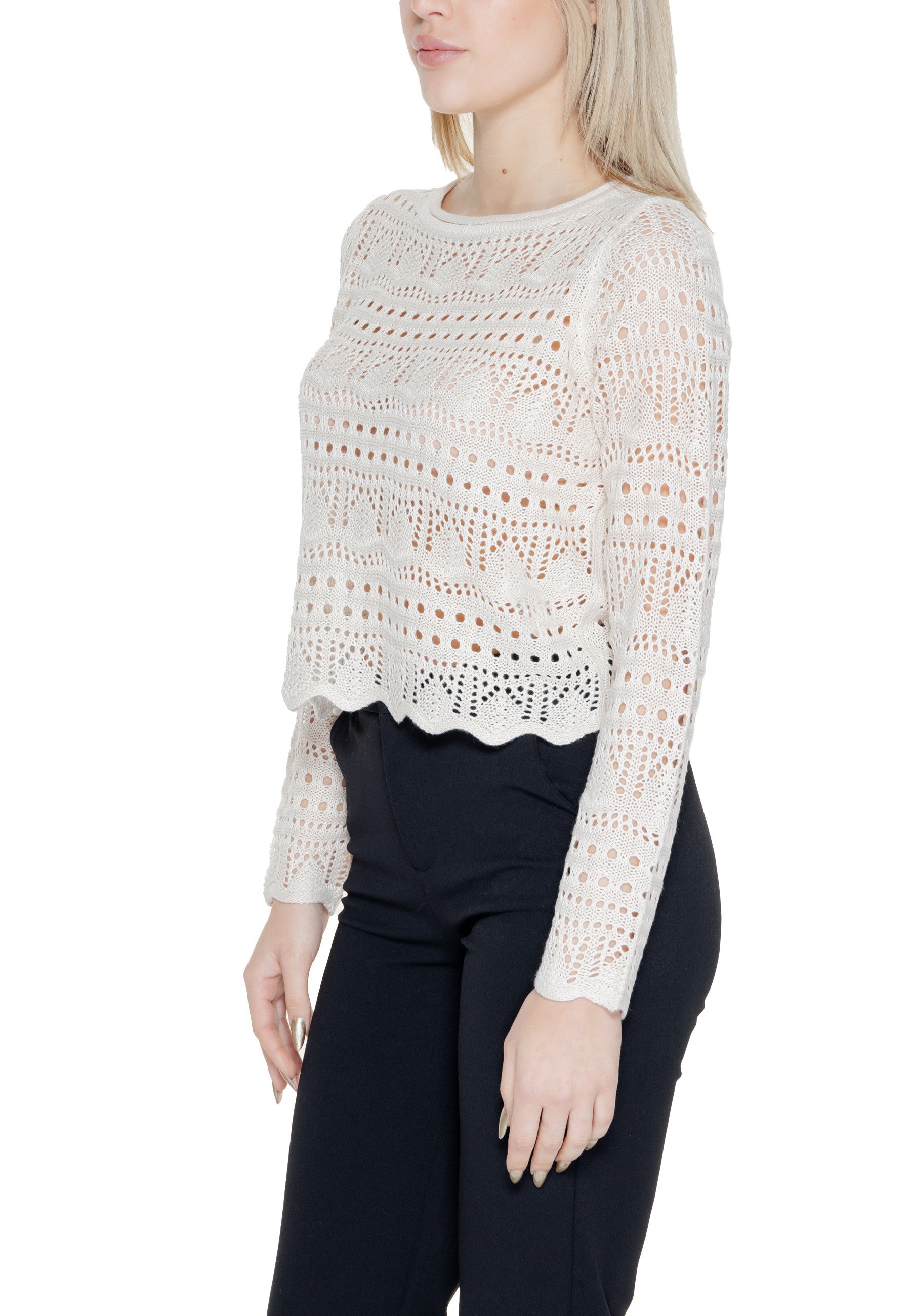 Jacqueline De Yong Pull femme — beige