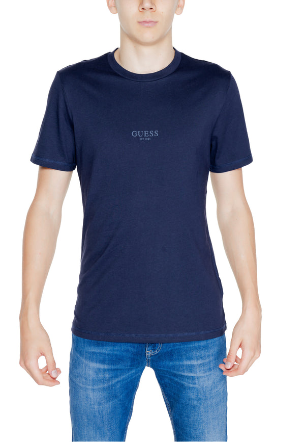 Guess T-shirt homme — blue