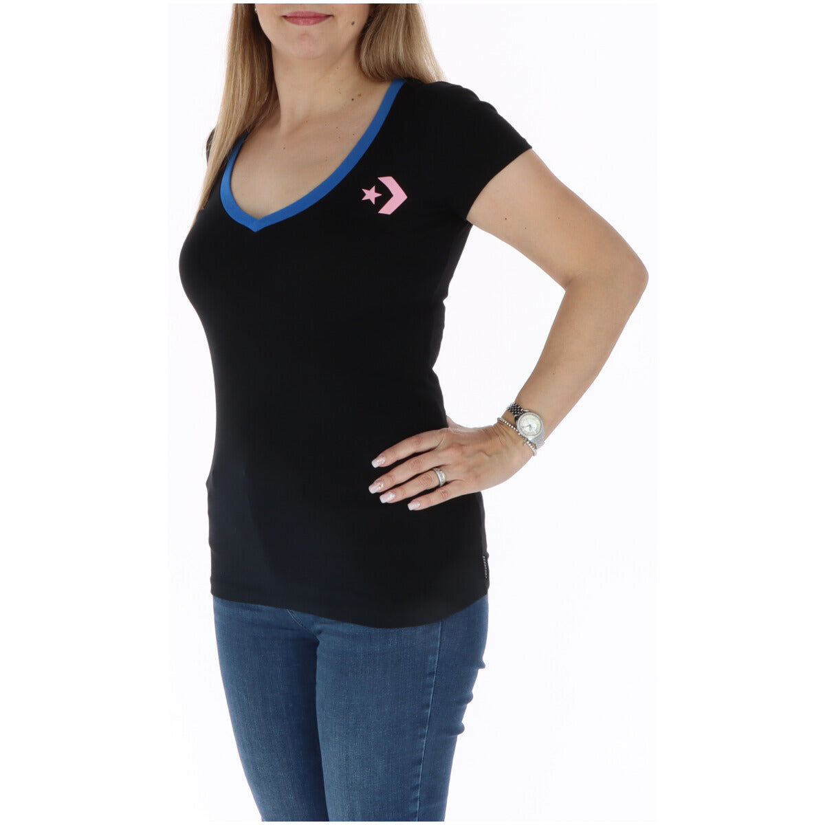 Converse T-shirt femme — black