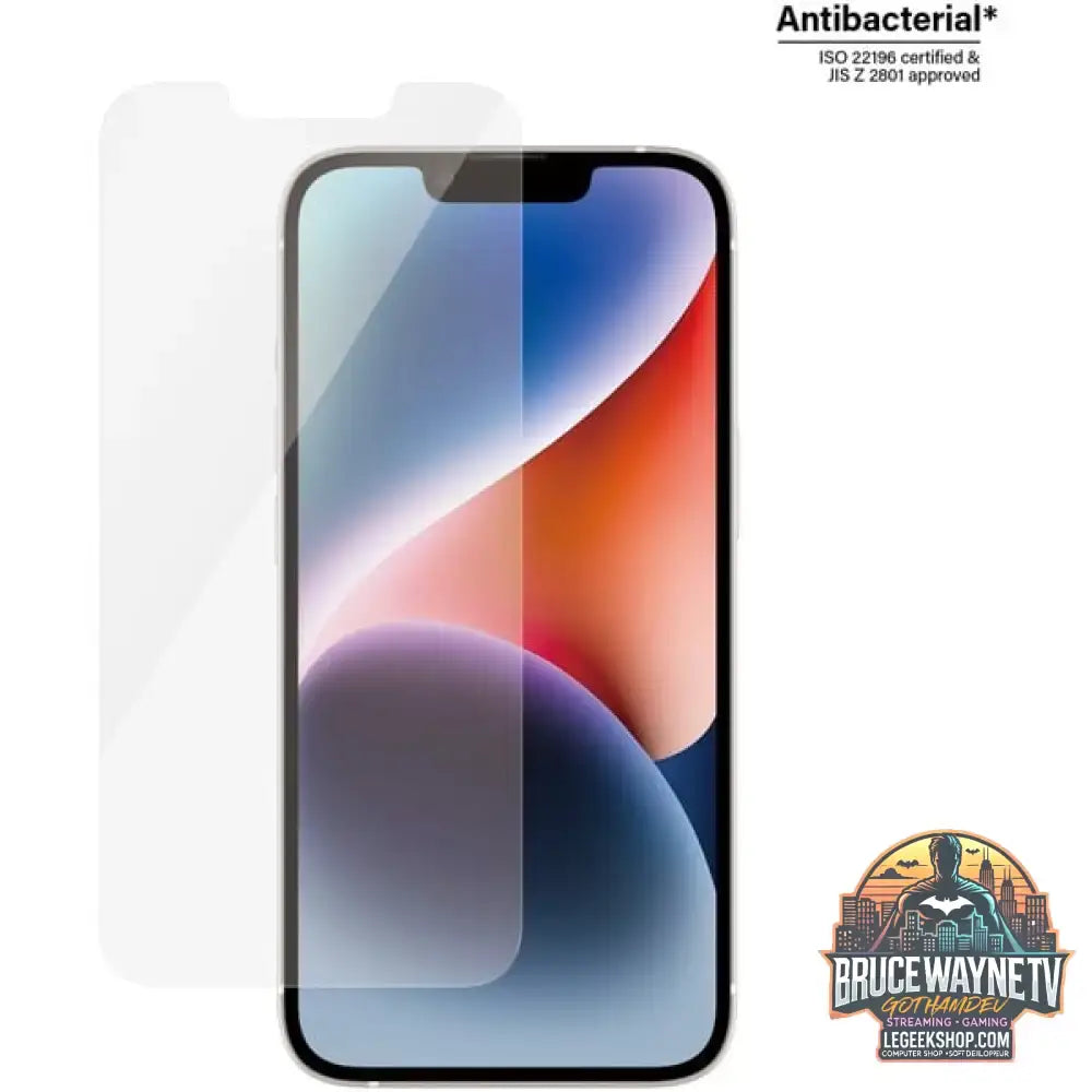 PanzerGlass Classic Fit Bildschirmschutz, Schutzfolie transparent, iPhone 14, 13, 13 Pro - Beschaffenheit: Glänzend - vue 3