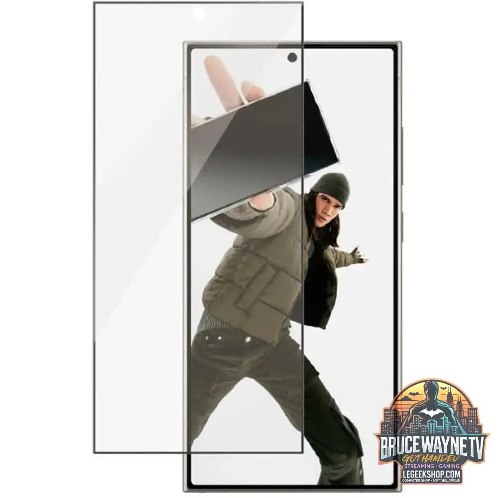 PanzerGlass DisplayschutzUltra-Wide Fit, Schutzfolie transparent/schwarz, Samsung Galaxy S24 Ultra, EasyAligner - PanzerGlass - vue 3