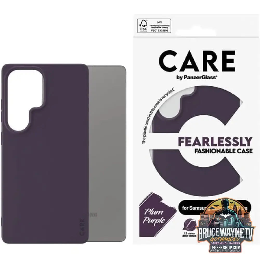 PanzerGlass Fearlessly Fashionable Case, Handyhülle pflaume, Samsung Galaxy S25 Ultra - PanzerGlass - vue 4