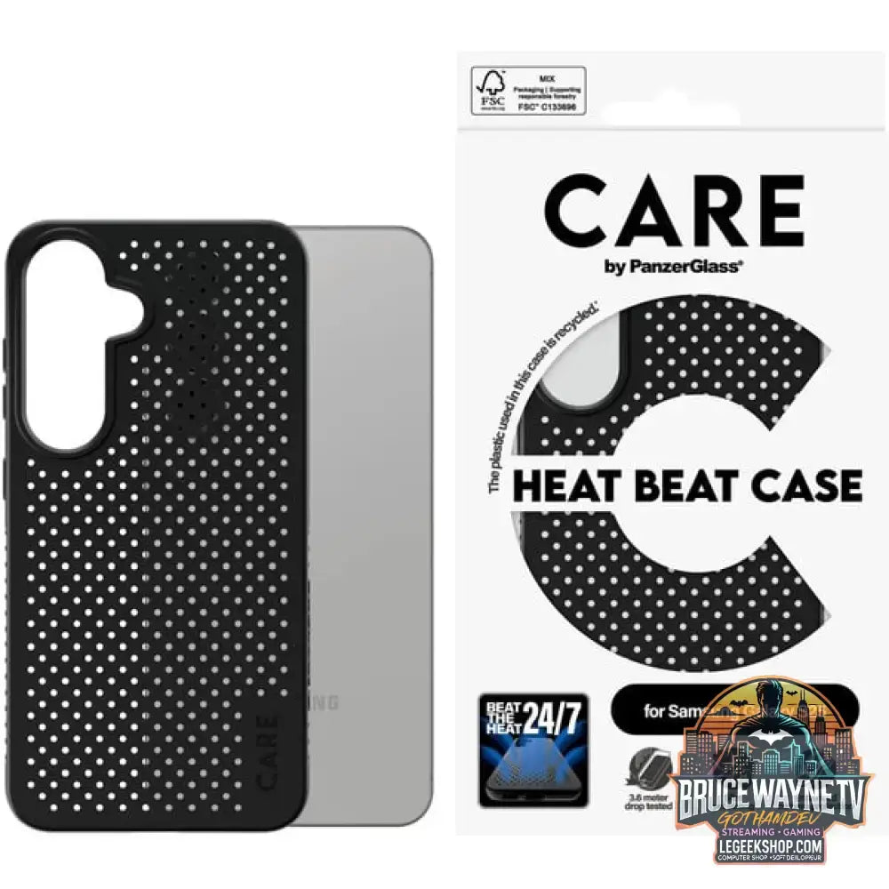 PanzerGlass Heat Beat Case, Handyhülle schwarz, Samsung Galaxy S25, QI-kompatibel - PanzerGlass - vue 4