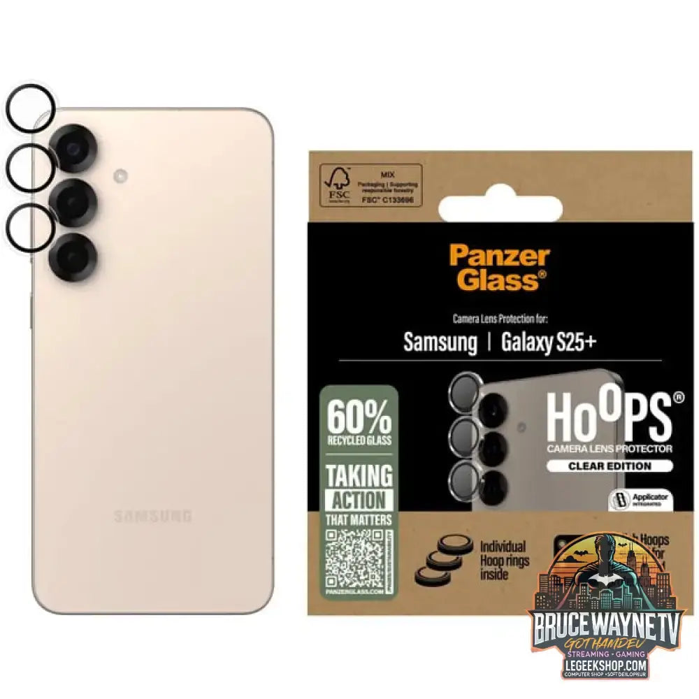 PanzerGlass Hoops Kameraschutz, Schutzfolie transparent, Samsung Galaxy S25+ - PanzerGlass - vue 4